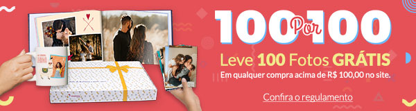 Comprou 100 reais ou mais, levou 100 fotos grátis