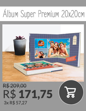 Fotolivro super premium 20x20cm