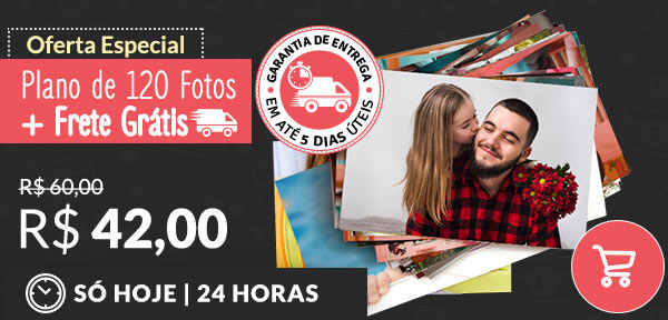 120 fotos + frete por R$42,00