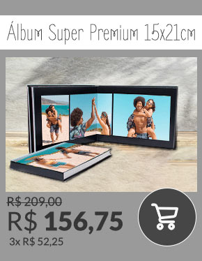 Fotolivro super premium 15x21cm