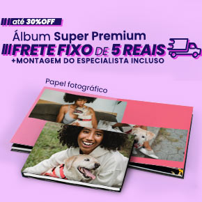 Álbum Super Premium com frete fixo