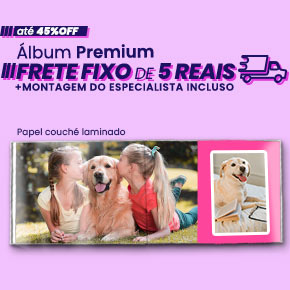 Álbum Premium com frete fixo