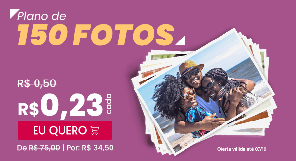 Oferta especial de Revelação de Fotos 10x15cm - Nicephotos