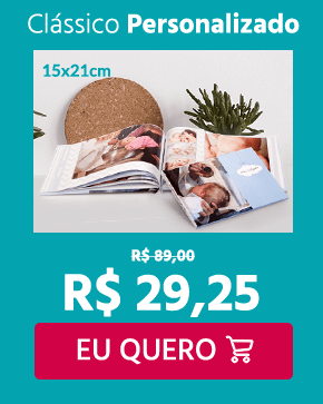 Seu fotolivro Clássico com a Capa Personalizada 