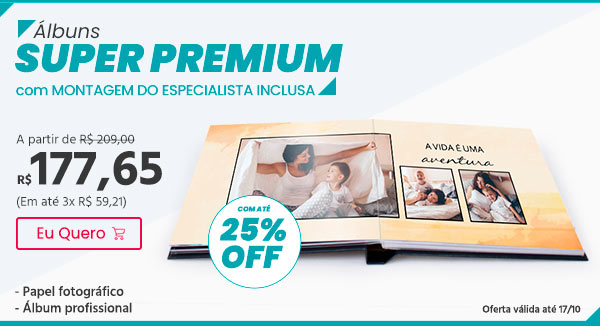 Oferta especial de Álbum Super Premium - Nicephotos