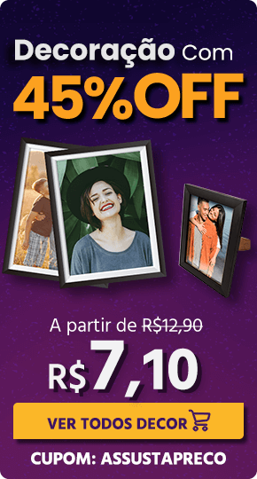 Decoração com 45%off