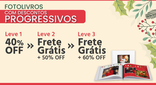 Fotolivros com 60% off - Nicephotos