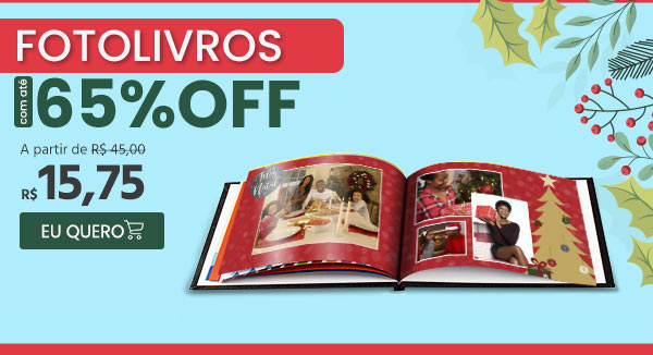 Fotolivros com 60% off - Nicephotos