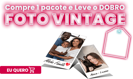 Foto vintage, compre 1 pacote e leve 2 - Nicephotos