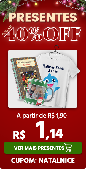 Presentes c/ 40%off - Nicephotos