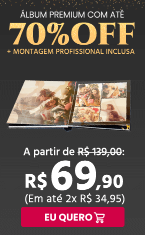 fotolivro premium com até 70%off