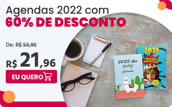 Agendas com até 60%off - nicephotos