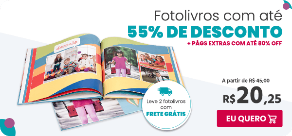 Fotolivros com 55% off - Nicephotos