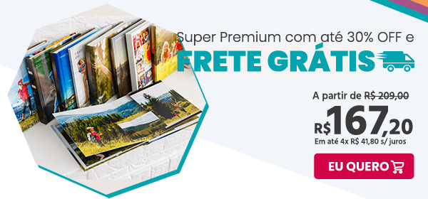 Álbum super premium com 30%off + frete - Nicephotos