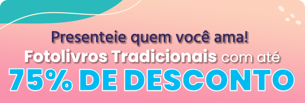 Fotolivro tradicional com até 75%off - nicephotos