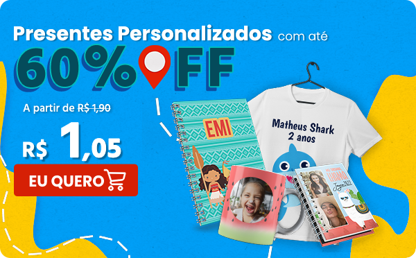  presentes personalizados com até 60%off - nicephotos