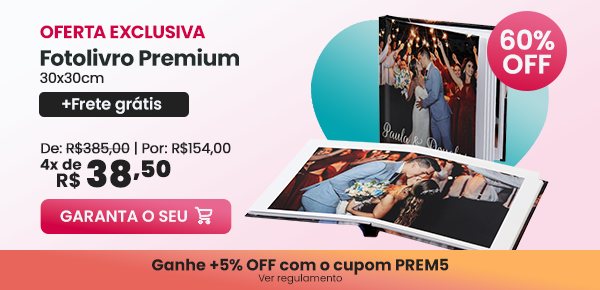 Leve Premium 60% OFF + Frete grátis 30x30cm - Nicephotos