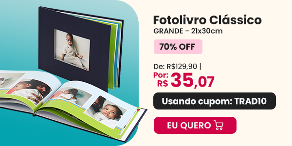  Fotolivro classico grande c/ 70% OFF - Nicephotos