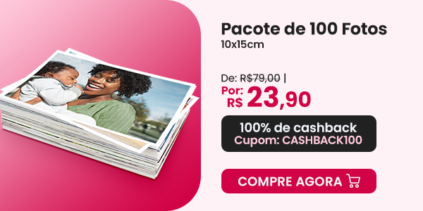  100 fotos 10x15 por R$ 23,90 - Nicephotos