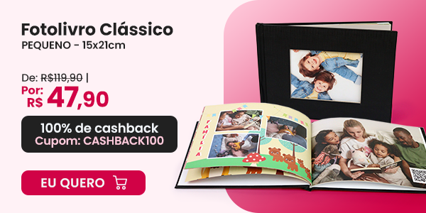 Fotolivro classico pequeno R$ 47,90 - Nicephotos