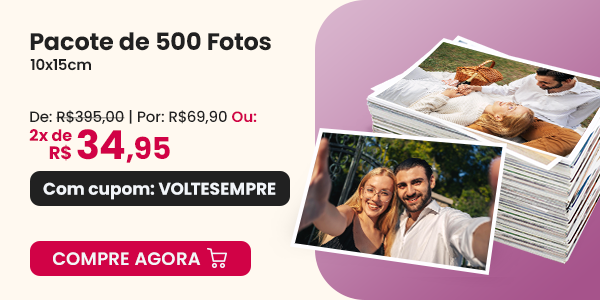  500 fotos 10x15 por R$ 119,90 - Nicephotos