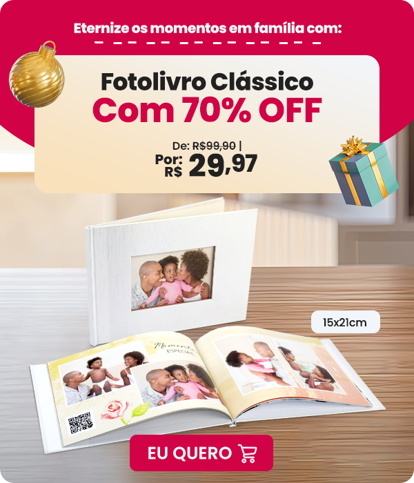 Fotolivro classico c/ 70% OFF - Nicephotos