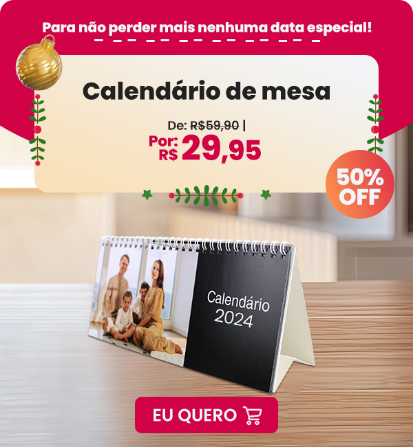  calendário mesa 50% OFF - Nicephotos