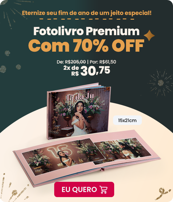 Fotolivro premium c/ 70% OFF - Nicephotos