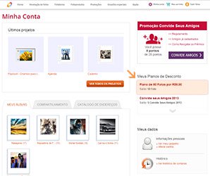 Captura de Tela com o plano da conta do usurio - Nicephotos